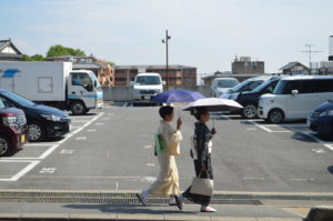 Japanese women in Nara