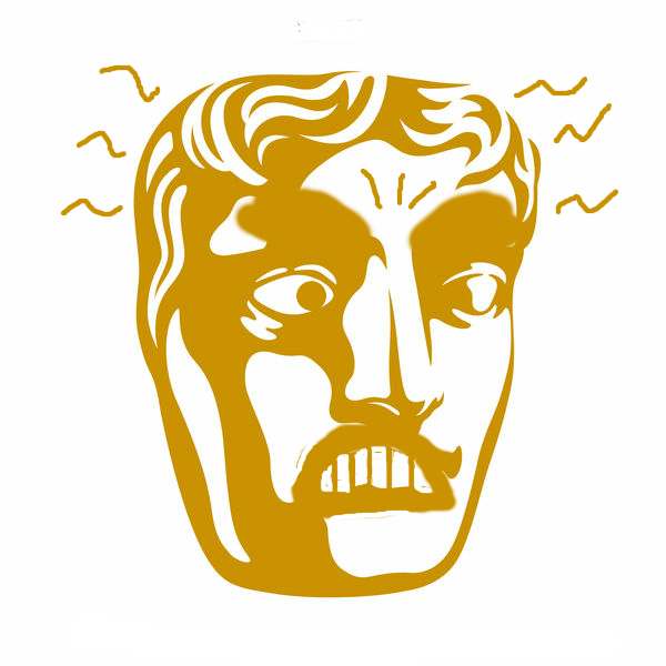 Angry Bafta mask - angry movies for this year's Baftas