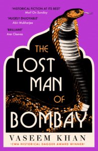 The Lost Man of Bombay - the cover with its dramatic cobra